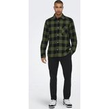 Overhemd - Geweven - Lange Mouwen - Regular Fit - Knoopsluiting