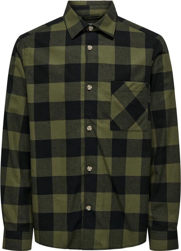 Overhemd - Geweven - Lange Mouwen - Regular Fit - Knoopsluiting