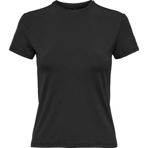 ONLY dames O-hals shirt basic zwart