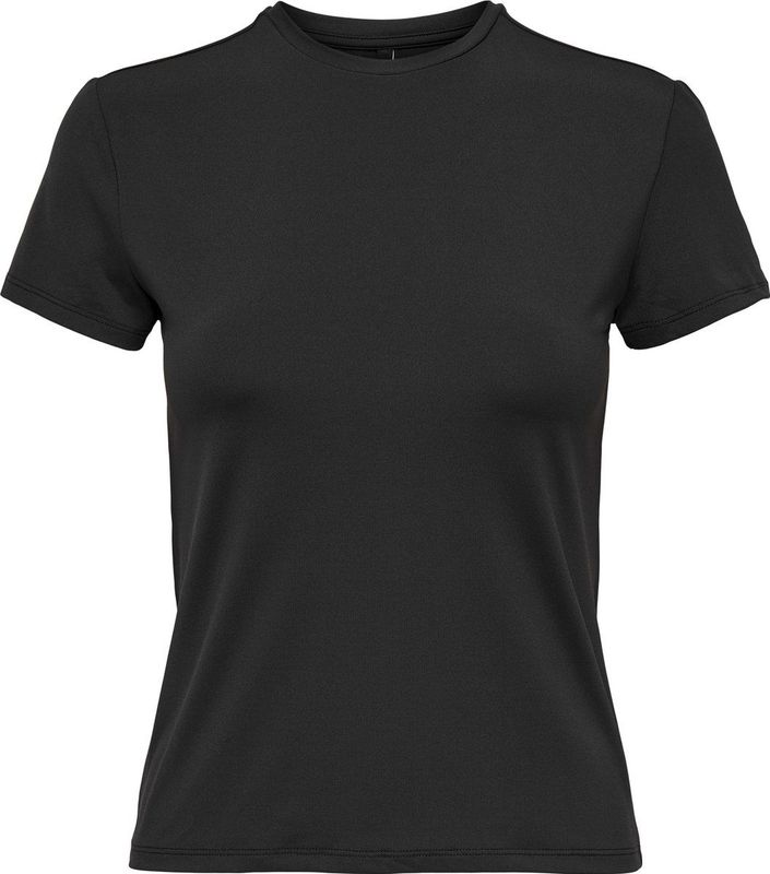 ONLY dames O-hals shirt basic zwart