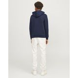 Jack & Jones - Corp Logo Hoodie - Geborsteld Materiaal - Zwart - Regular Fit