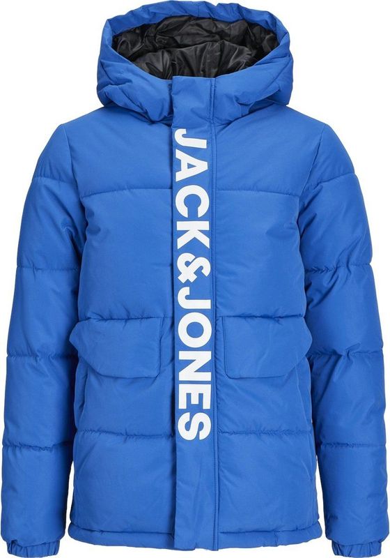 Jack & Jones Junior jongens winterjas - Kobalt
