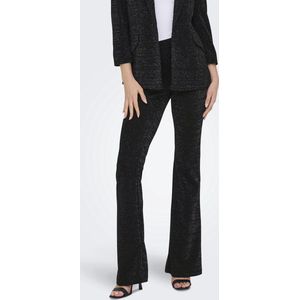 Only Onlpaige Alya Hw Glit Flared Pant Tlr Dames Leggings