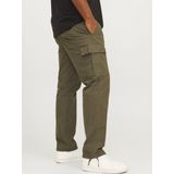 Cargobroek - Groen - Katoen - Relaxed Fit met Zakken