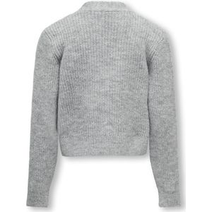 ONLY meisjes kids vest ORIANA Light Grey Melange SILVER GLITTER Regular Fit