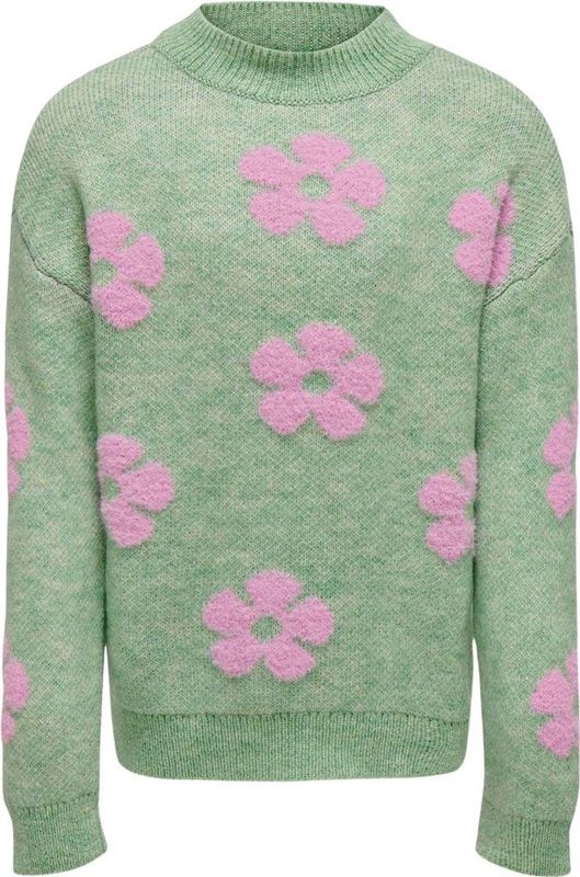 Only Kognaja Flower Pullover Knt Meisjes Trui