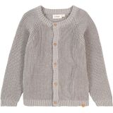 Lil' Atelier - NmnEmlen - Cardigan - Kalksteen - Gebreid
