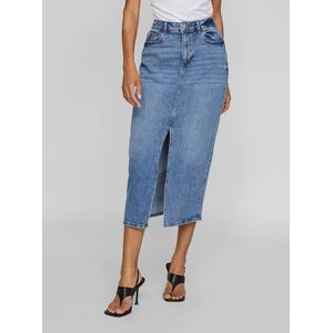 Denim Rok - Blauw - 79% Katoen, 20% Gerecycled Katoen, 1% Elastaan