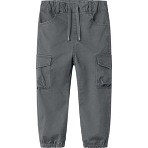 Name It - Ben - Cargo Broek - Zwart - Katoen - Baggy Fit