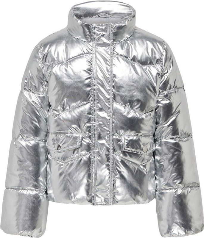 KIDS ONLY - Puffer Jacket - Groen - Polyester - Met Capuchon