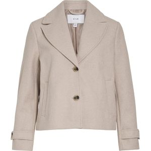 Vila - Visolo Short Jacket - Jas - Natural Melange - Dames