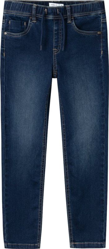 Jeans - Denim - Slim Fit - Zware Slijtage - Verstelbare Taille