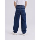 Jeans - Straight Fit - Used Effect - 80% Katoen, 20% Gerecycled Katoen