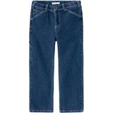 Jeans - Straight Fit - Used Effect - 80% Katoen, 20% Gerecycled Katoen