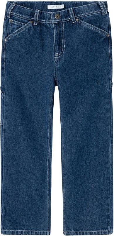 Jeans - Straight Fit - Used Effect - 80% Katoen, 20% Gerecycled Katoen