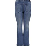 ONLY CARMAKOMA - Flared Fit Jeans - Blauw - Denim - Mid Waist
