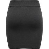 Jacqueline de Yong - Fijn Gebreid Skort - Kort - Zwart - 50% Viscose