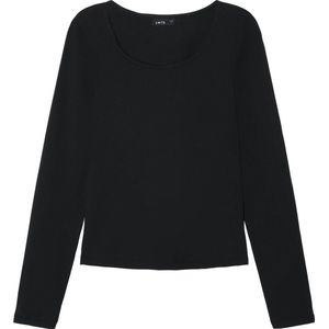 Name it - Nlfnove Ls Deep o-Neck Short Top Noos - Meisjes - t-Shirts