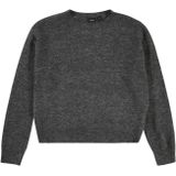 NAME IT - Nlflodet Ls Short Knit Noos - Gebreide Trui - Raven - 1 Stuk