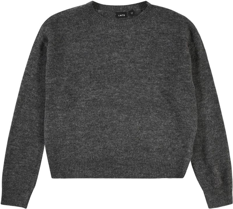 NAME IT - Nlflodet Ls Short Knit Noos - Gebreide Trui - Raven - 1 Stuk