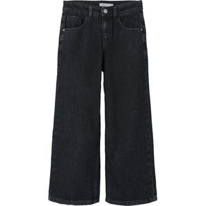 Denim - Wide-Fit Jeans - Blauw - Katoen - Subtiele Slijtageplekken