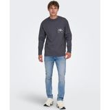 ONLY&SONS Heren Smalle Fit Jeans - Lichte Wassing - Blauwe Kleur - 5-Pocket