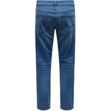 Onsweft - Low Rise - Regular Fit Jeans - Gecoat Denim - Glanzende Look