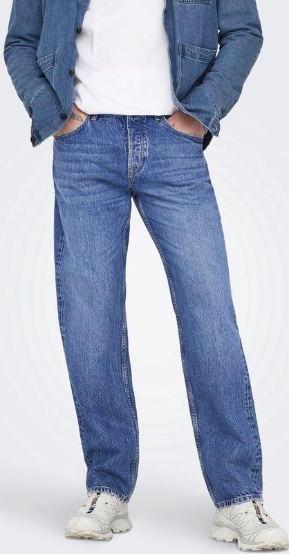 ONLY & SONS Regular-fit-Jeans »ONSEDGE STRAIGHT BROMO 0017 DOT DNM NOOS«