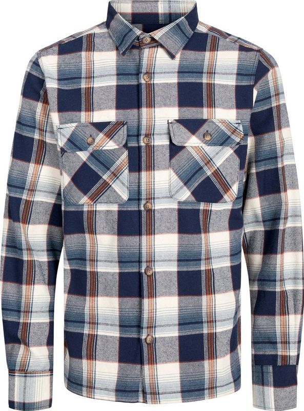 Jack & Jones - Darren Flannel Overshirt - Groen - Katoen