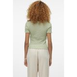 Vero Moda T-shirt Vmshelby Ss O-neck Short Top Vma No 10311731 Smoke Green Dames