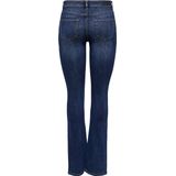 ONLY CARMAKOMA - Flared Fit Jeans - High Waist - Blauw - Katoen
