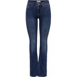ONLY CARMAKOMA - Flared Fit Jeans - High Waist - Blauw - Katoen
