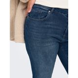 ONLY CARMAKOMA - Flared Fit Jeans - High Waist - Blauw - Katoen