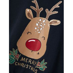 Name it Nmfvismas Ls Nreg Sweat Bru Meisjes Trui