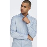Overhemd - Gestreept - Katoen - Slim Fit - Lange Mouw
