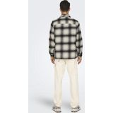 Overhemden - Antique White - Kraag Met Normale Overhemdkraag - Lange Mouwen