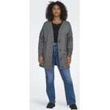 ONLY CARMAKOMA - Vest - Zwart - Knit - V-Hals - Lange Mouwen