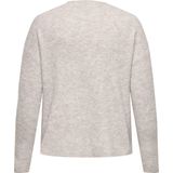 ONLY CARMAKOMA - Gebreide Pullover - Groen - V-Hals - Lange Mouwen