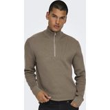 Only & Sons Phil Trui Heren Sweater Desert Taupe