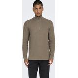 Only & Sons Phil Trui Heren Sweater Desert Taupe