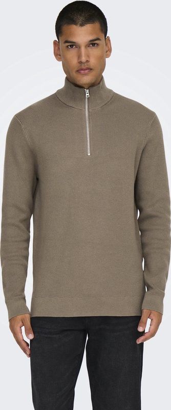 Only & Sons Phil Trui Heren Sweater Desert Taupe