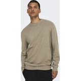 ONLY&SONS - ONSLOUI REG 12 MEL CREW KNIT NOOS - Gebreide Pullover - Heren