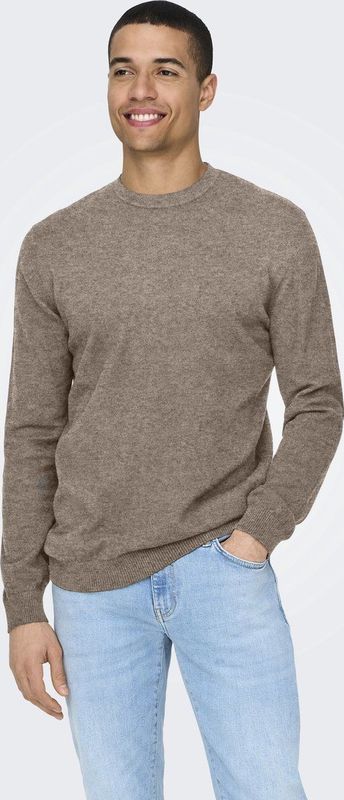 ONLY&SONS - ONSLOUI REG 12 MEL CREW KNIT NOOS - Gebreide Pullover - Heren