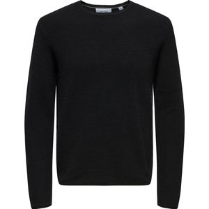KACoen - Gebreide Pullover - Ronde Hals - Lange Mouwen - Rol Rand - Regular Fit