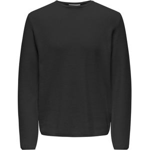 KACoen - Gebreide Pullover - Ronde Hals - Lange Mouwen - Rol Rand - Regular Fit