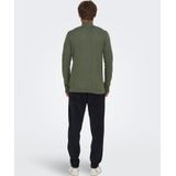 Onsloui - Gebreide Pullover - Ronde Hals - Lange Mouwen - Halve Ritssluiting - Regular Fit