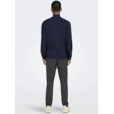 ONLY & SONS - ONSLOUI - Pullover - Donkerblauw - Fijn Gebreid