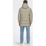 Only & Sons Jas Onscarl Life Long Quilted Coat Otw 22020156 Desert Taupe Mannen
