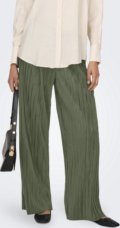 ONLY - ONLRAVENNA PLISSE PANT NOOS - Dames Broeken - Regular Fit
