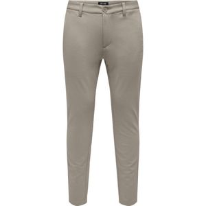 Only & Sons - Broek - Vintage Khaki - 64% Viscose, 31% Polyester, 5% Elastan